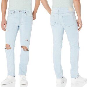 NWT New PAIGE Lennox Slim Fit Jeans in Bobby Destructed Size 29
